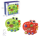 Electric walking cartoon crocodile with light music plastic animal early learning toy baby educational toys